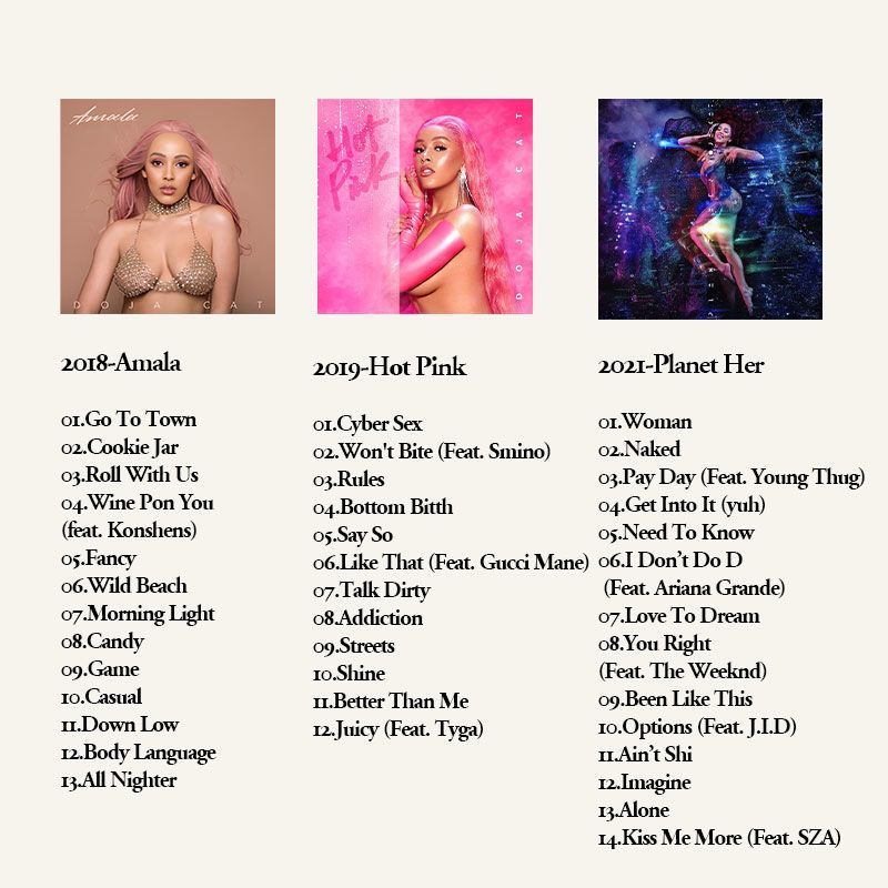 Doja Cat 6CD Music Album Colle – Audio Music New recenzja i cena