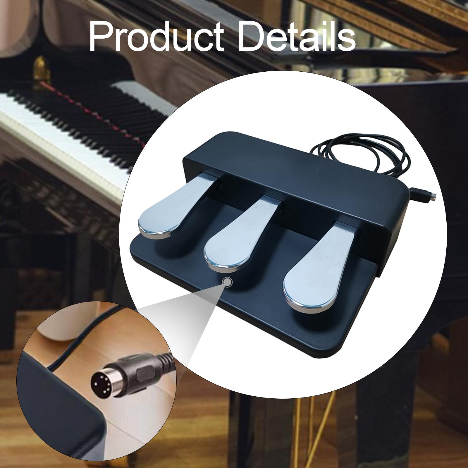 3 Pedały Jednostka Miękki Sost – Piano Sustain Pedal recenzja i cena