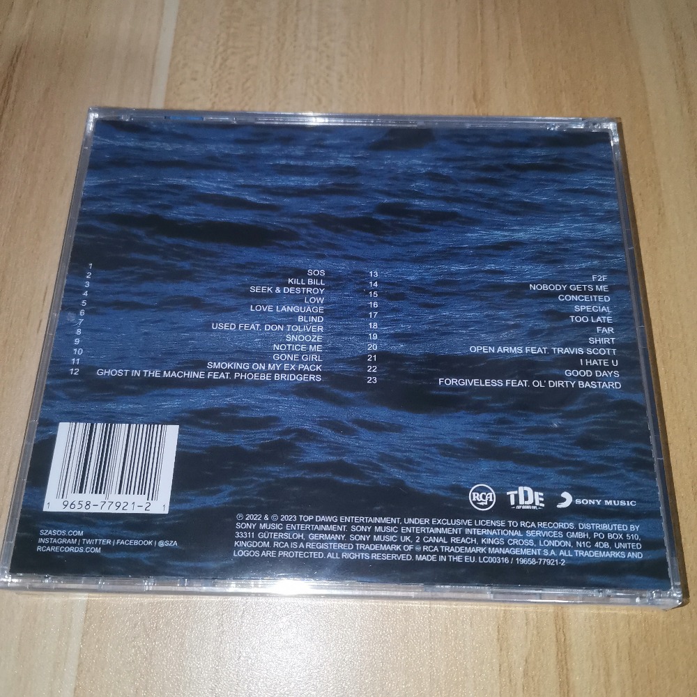 SZA SOS CD R&B Pop Soul Music  – Audio Music New Song recenzja i cena
