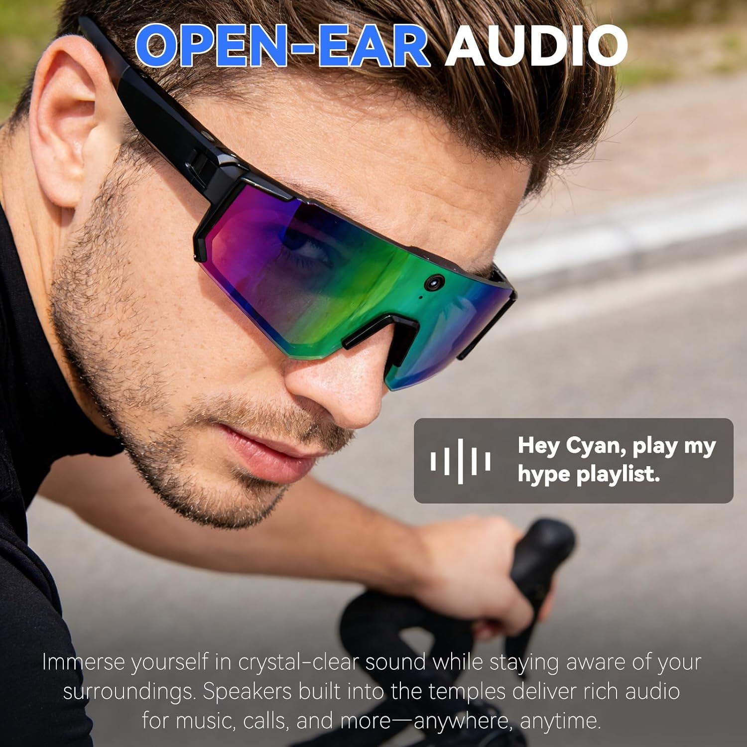 Nowe inteligentne okulary AI d – Audio Music Recording recenzja i cena