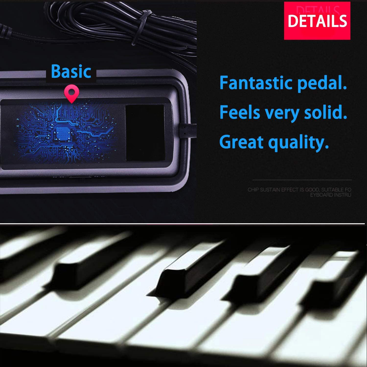 Uniwersalny pedał sustain Supe – Piano Sustain Pedal recenzja i cena