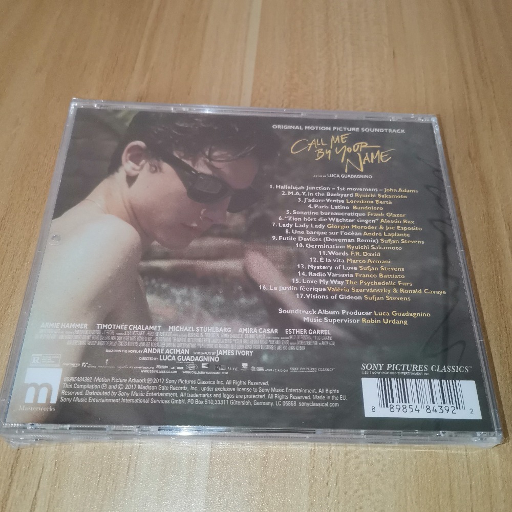 Call Me by Your Name Soundtrac – Audio Music New Song recenzja i cena