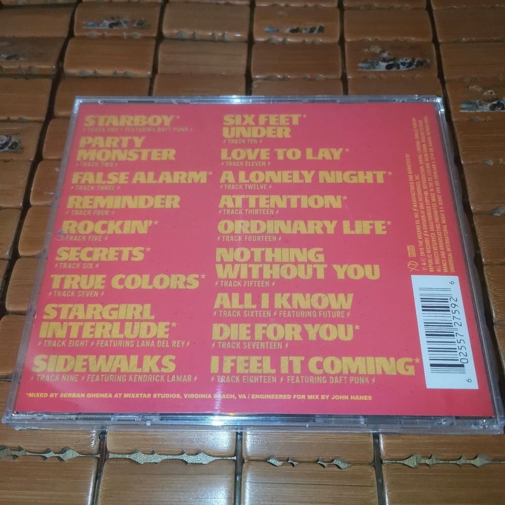 The Weeknd Starboy CD Synth Po – Audio Music New Song recenzja i cena